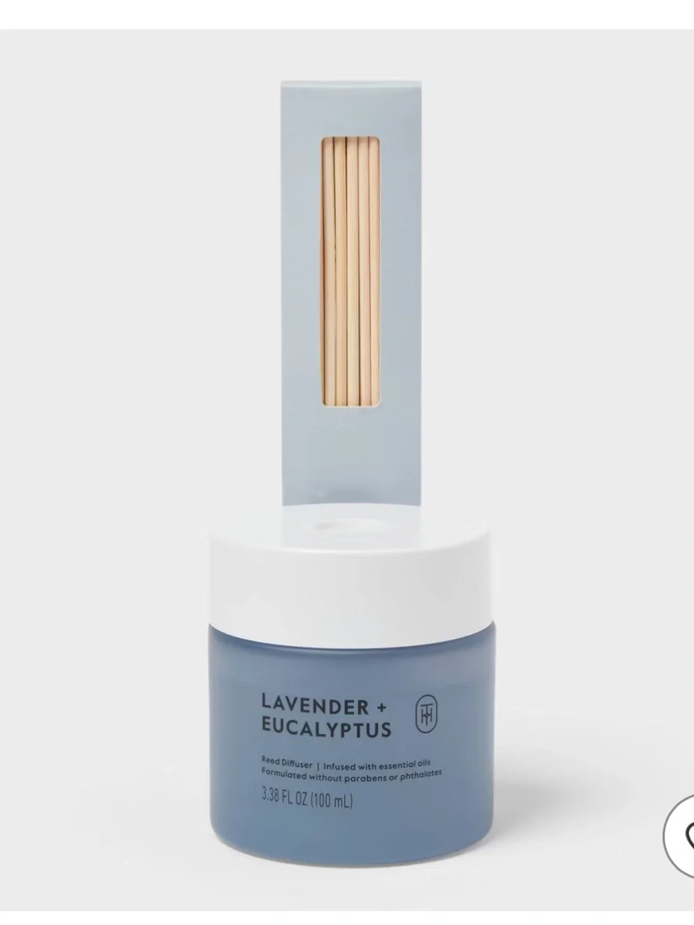 Glass Reed Diffuser Lavender and Eucalyptus 3.38 fl oz -Threshold target